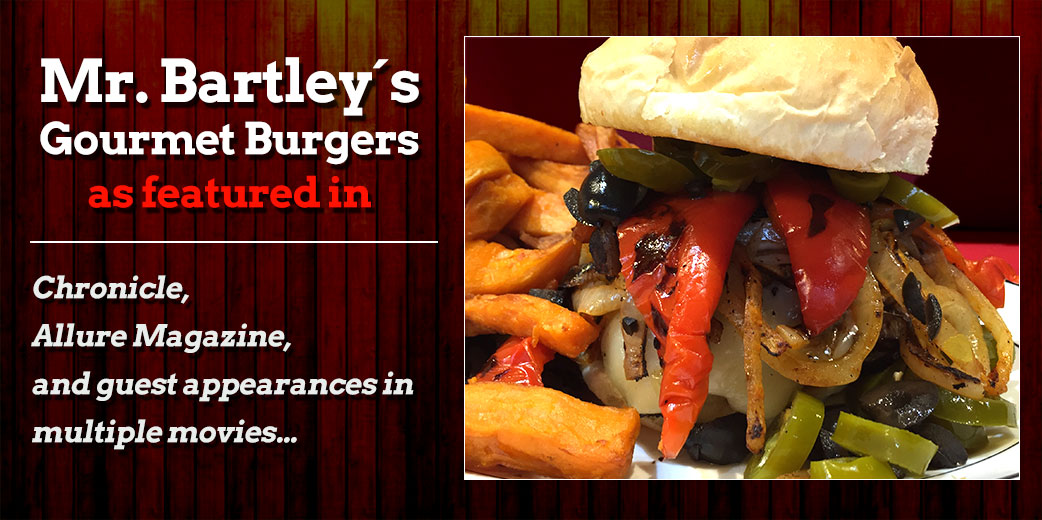Mr Bartleys Burgers as featured in: Chronicle, Allure Magazine and guest appearances in multiple movies